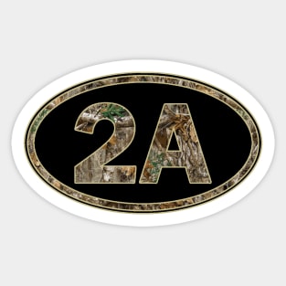 2a CAMO  2nd Amendment Sticker